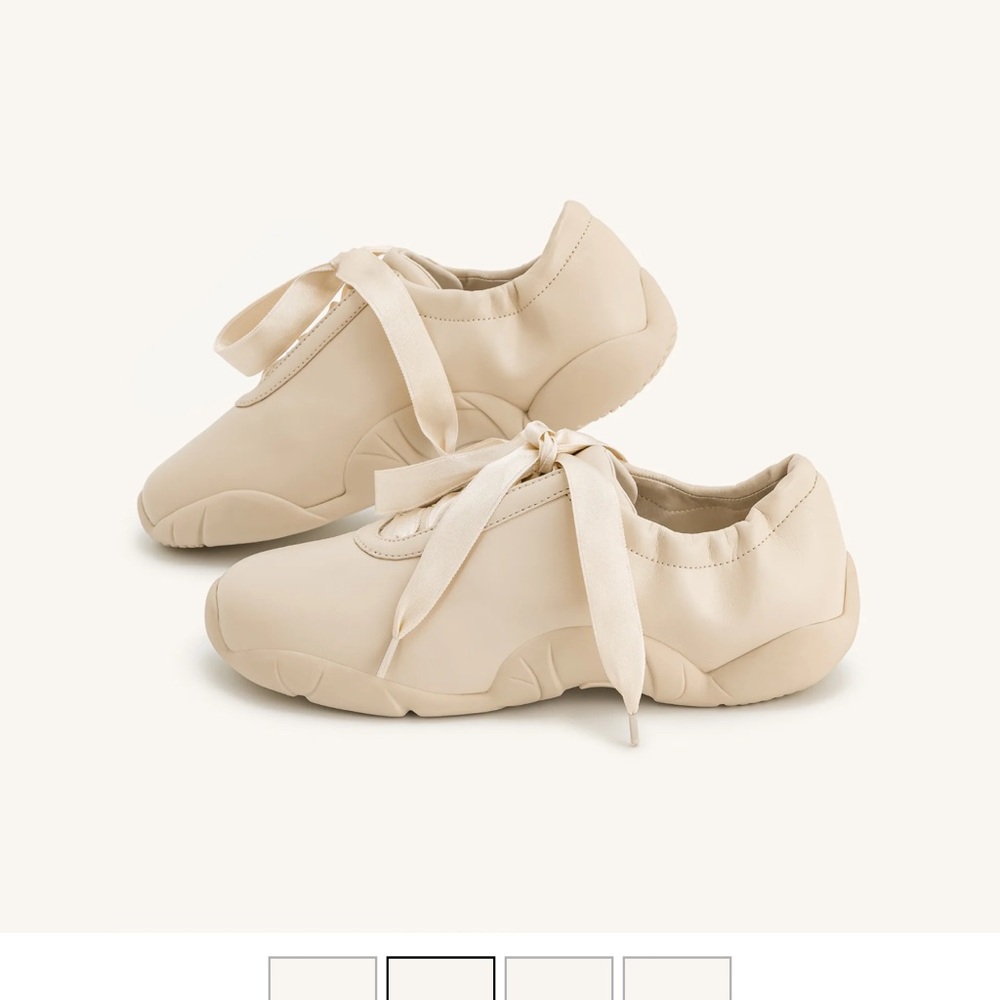JW PEI- Flavia Ballerina Sneaker- Apricot - Picture 2 of 9